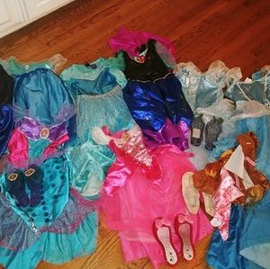 Lot of girls size 4-6 Disney costumes